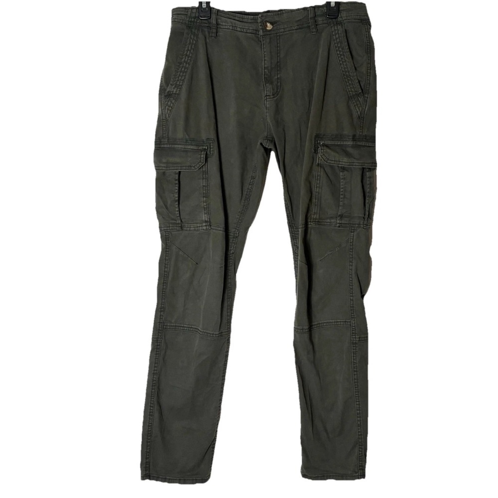 Sun + Stone Cargo Pants 34 Khaki Utility Gorpcore Military Streetwear Punk Edgy